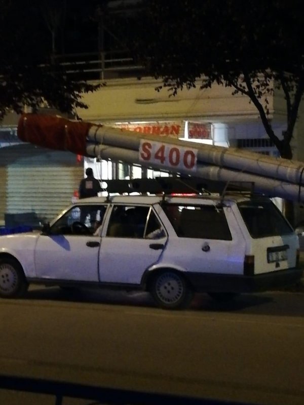 Bursa'da S-400 mesajı veren vatandaş