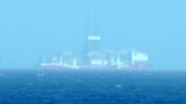 i Yavuz, karadan 8 mil açıkta çalışmalarına başladı