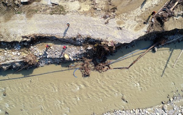 a Düzce'deki selde 2 ölü 5 kayıp