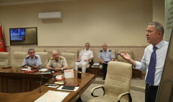 a MSB'de kritik güvenli bölge toplantısı yapıldı