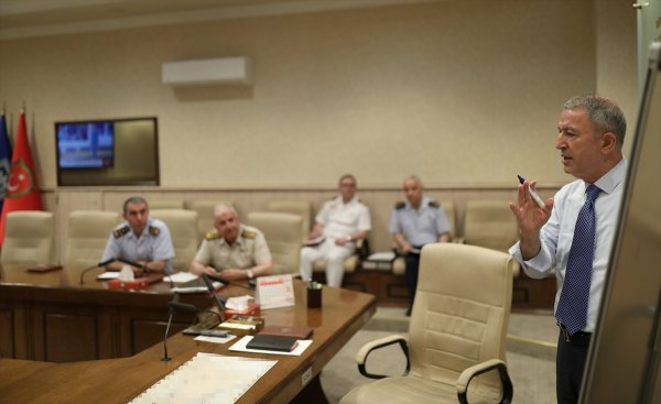 a MSB'de kritik güvenli bölge toplantısı yapıldı