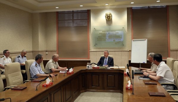 a MSB'de kritik güvenli bölge toplantısı yapıldı