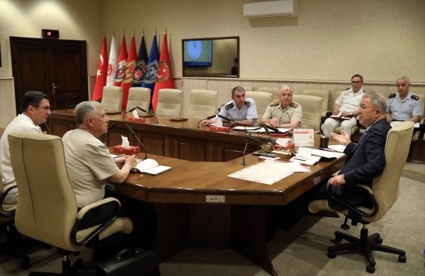 a MSB'de kritik güvenli bölge toplantısı yapıldı