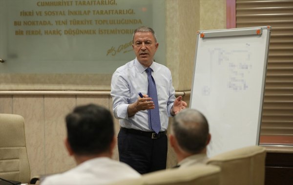 a MSB'de kritik güvenli bölge toplantısı yapıldı