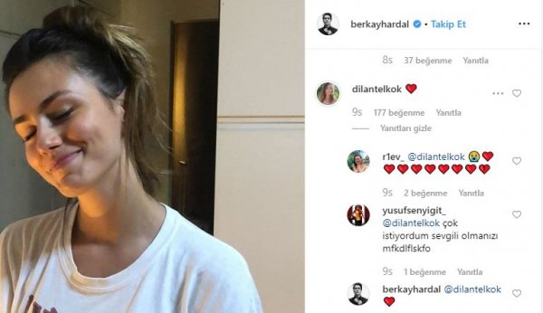 Berkay Hardal, Dilan Telkök'e aşkını açıkladı