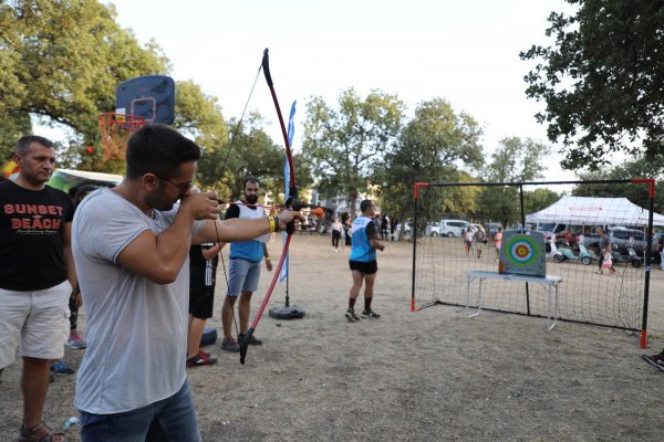 i Bursa'da hamak festivali yapıldı
