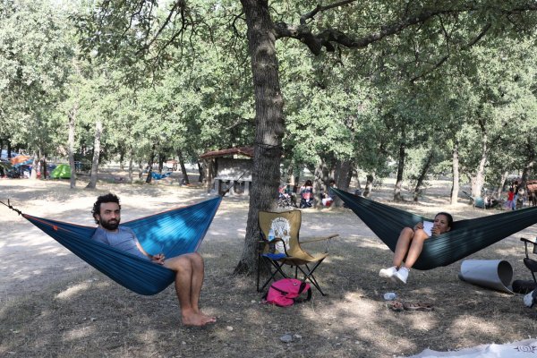 i Bursa'da hamak festivali yapıldı