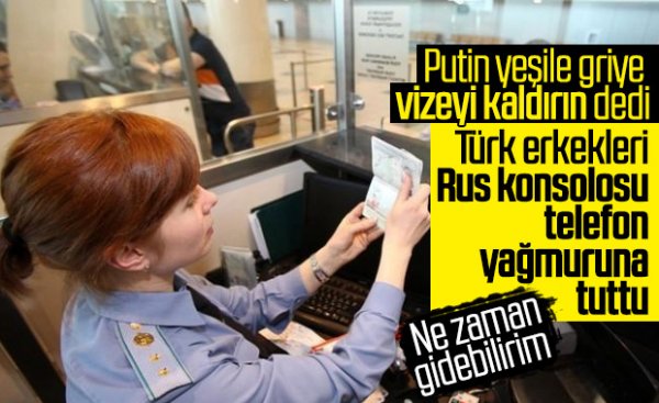 Rusya'ya vizesiz seyahat duyurusu yapıldı