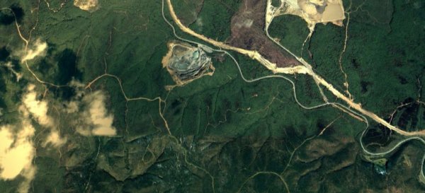 İstanbul'a taş ocaklarının verdiği zarar uydudan görüldü