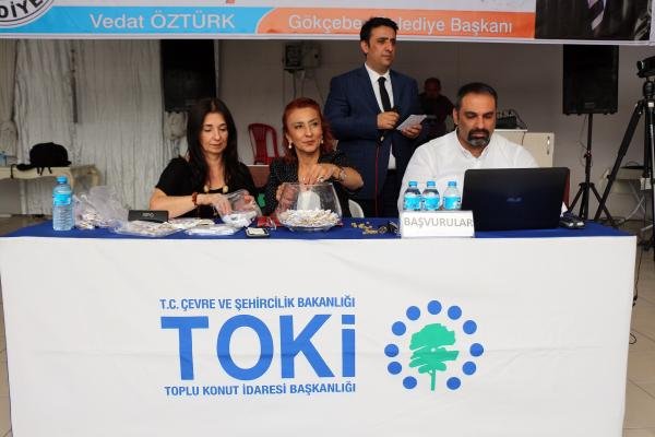 i TOKİ Zonguldak'ta kura çekti