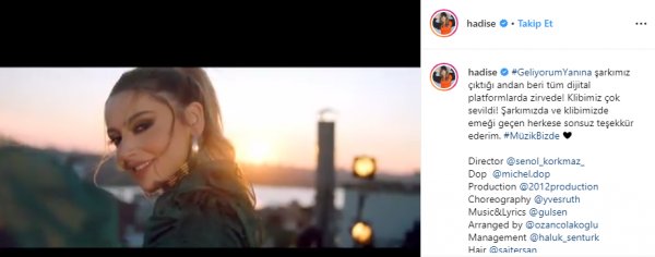 Hadise'den yeni paylaşım
