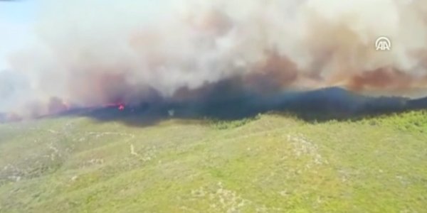 Farklı noktalarda üst üste orman yangınları