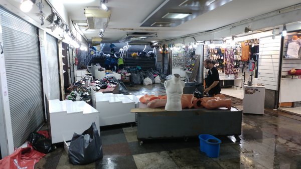 Eminönü'nde sel felaketinin ardından son durum