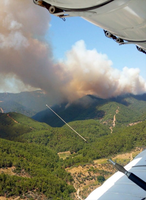Farklı noktalarda üst üste orman yangınları