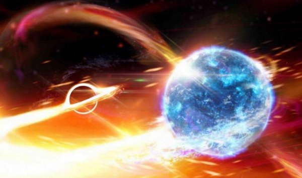 Kara deliğin nötron yıldızını yuttuğu tespit edildi