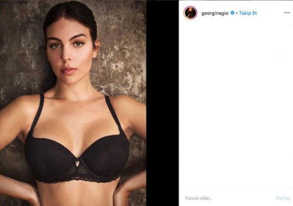 Georgina Rodriguez çekimde