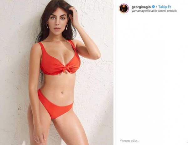 Georgina Rodriguez çekimde