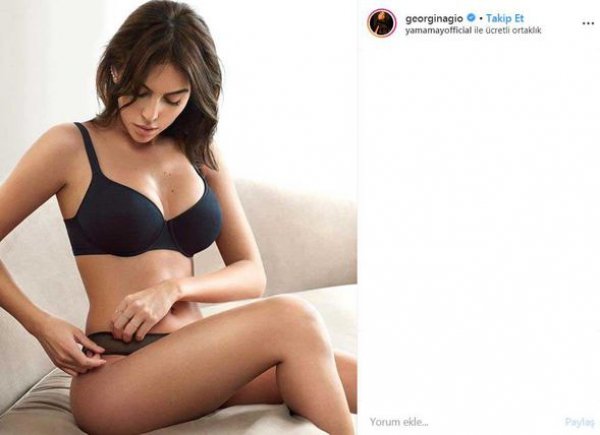 Georgina Rodriguez çekimde