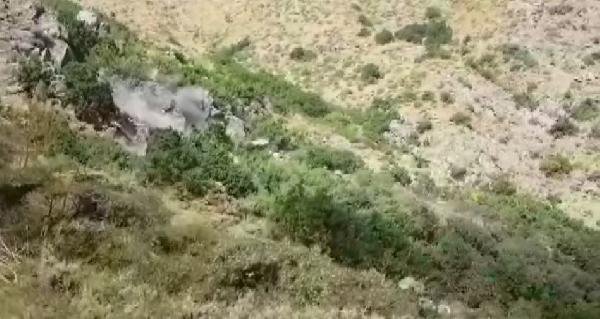 d Hakkari'de 8 teröristin öldürüldüğü anların görüntüsü