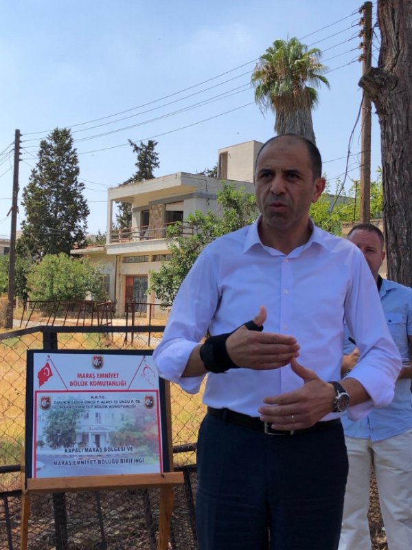 d Kapalı Maraş 45 yıl sonra gazetecilere açıldı