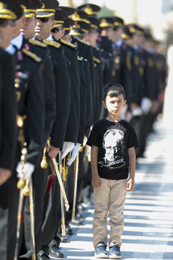 a Anıtkabir'de 30 Ağustos Zafer Bayramı Töreni