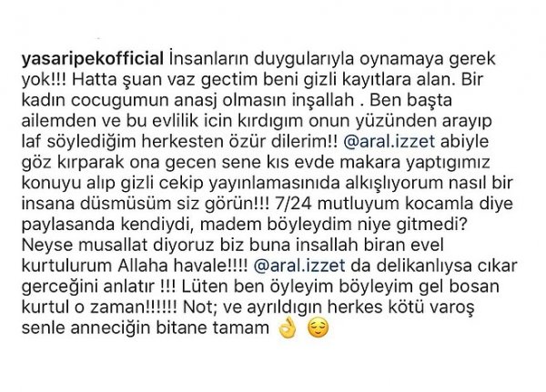 Seren Serengil-Yaşar İpek cephesinde sular durulmuyor