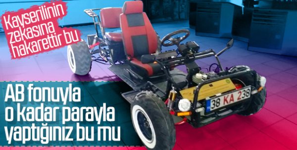 Emekli ustanın yaptığı yarış otomobili