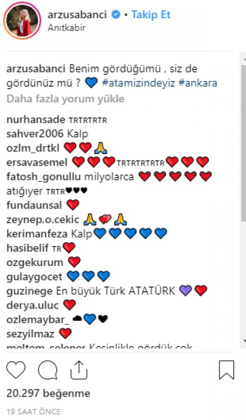 Arzu Sabancı'nın 30 Ağustos paylaşımı büyük beğeni topladı