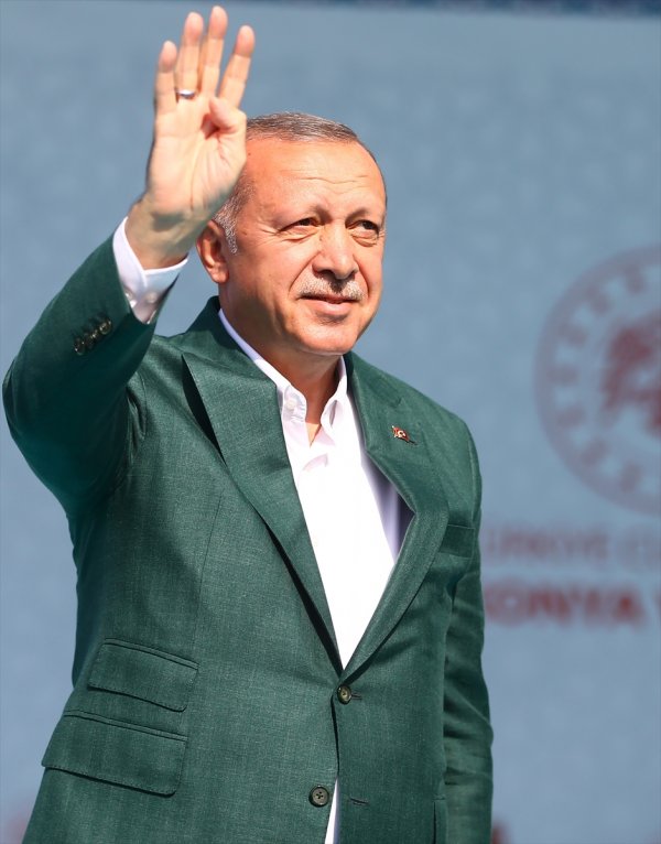 a Cumhurbaşkanı Erdoğan, Konya'da