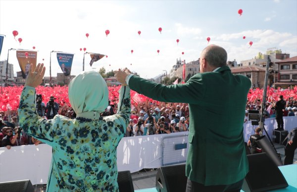 a Cumhurbaşkanı Erdoğan, Konya'da