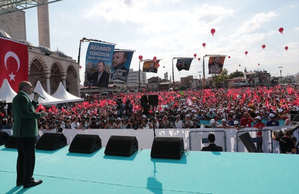 a Cumhurbaşkanı Erdoğan, Konya'da