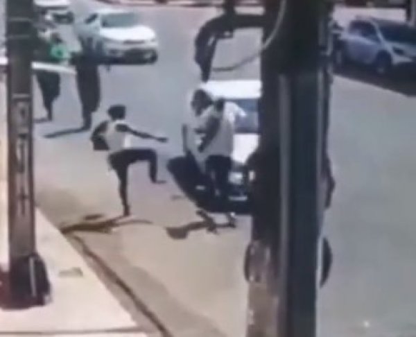 Brezilya'da hırsızı el birliğiyle yakaladılar