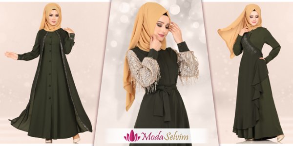 Bu yılın çok satan tesettür ferace ve elbise modelleri