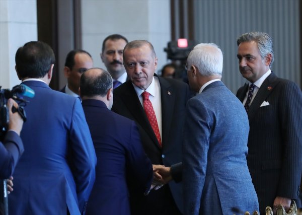 a Cumhurbaşkanı Erdoğan, ABD heyetini kabul etti