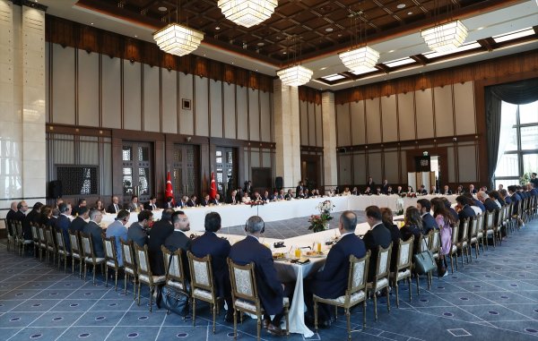 a Cumhurbaşkanı Erdoğan, ABD heyetini kabul etti