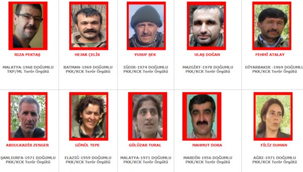 Kırmızı listedeki terörist öldürüldü