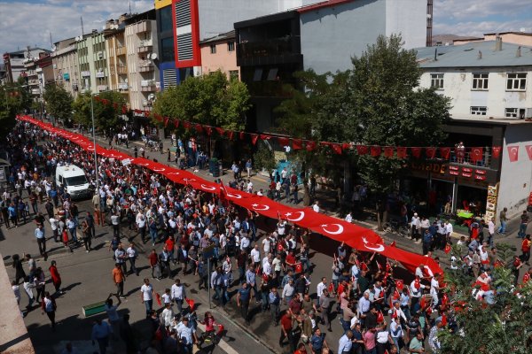 Doğu illerinde teröre tepki yürüyüşleri