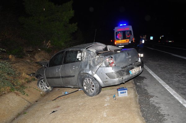 Antalya'da trafik kazası: 1 ölü, 1 yaralı