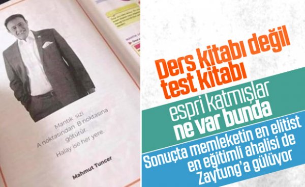 Mahmut Tuncer, kitaptaki esprisi hakkında konuştu