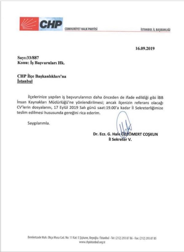 İmamoğlu, CHP'lilere torpil talimatını yanlış buldu