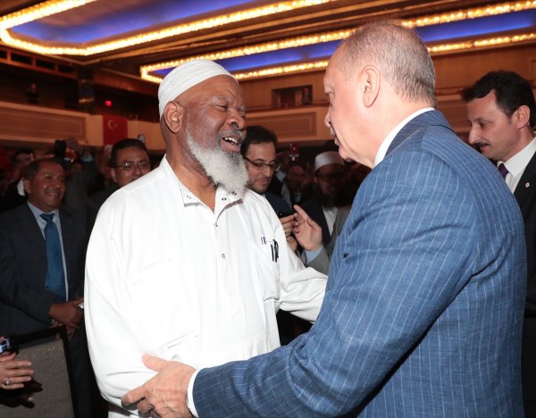 Cumhurbaşkanı Erdoğan, Amerikalı Müslümanlarla buluştu