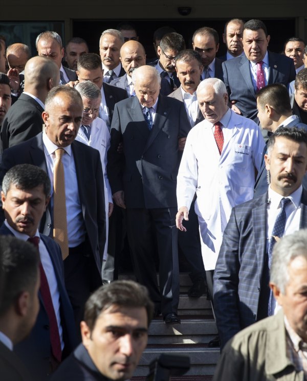 Bahçeli taburcu oldu