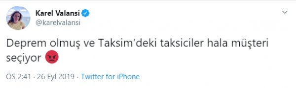 İstanbul'daki depremde taksiciler yine müşteri seçti