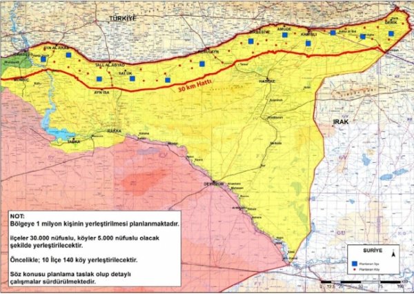Türkiye'nin yaptığı güvenli bölge planının detayları