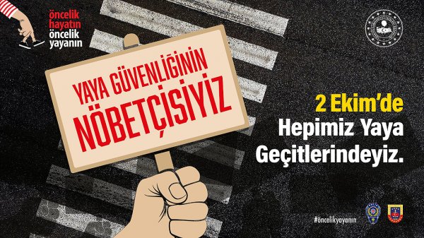 20 bin yaya geçidinde 2 saat nöbet tutulacak