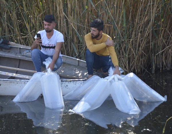 a Gölhisar'da 2 bin yayın balığı göle bırakıldı