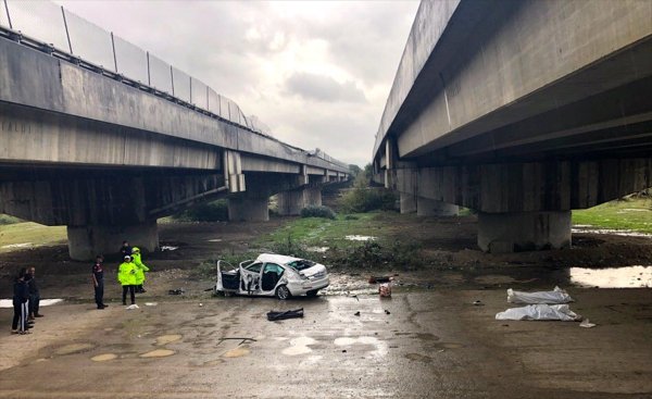 a Düzce'de kaza: 2 ölü