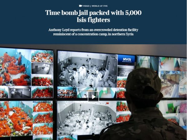 İngiliz gazeteci Suriye’deki DEAŞ kampını ziyaret etti