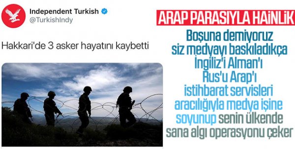 Independent Türkçe yazarına göre Türkiye istila ediyor