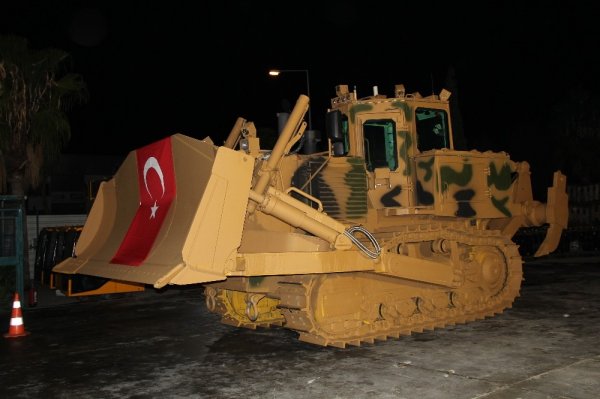 i Harekata insansız zırhlı iş makineleri yardım edecek